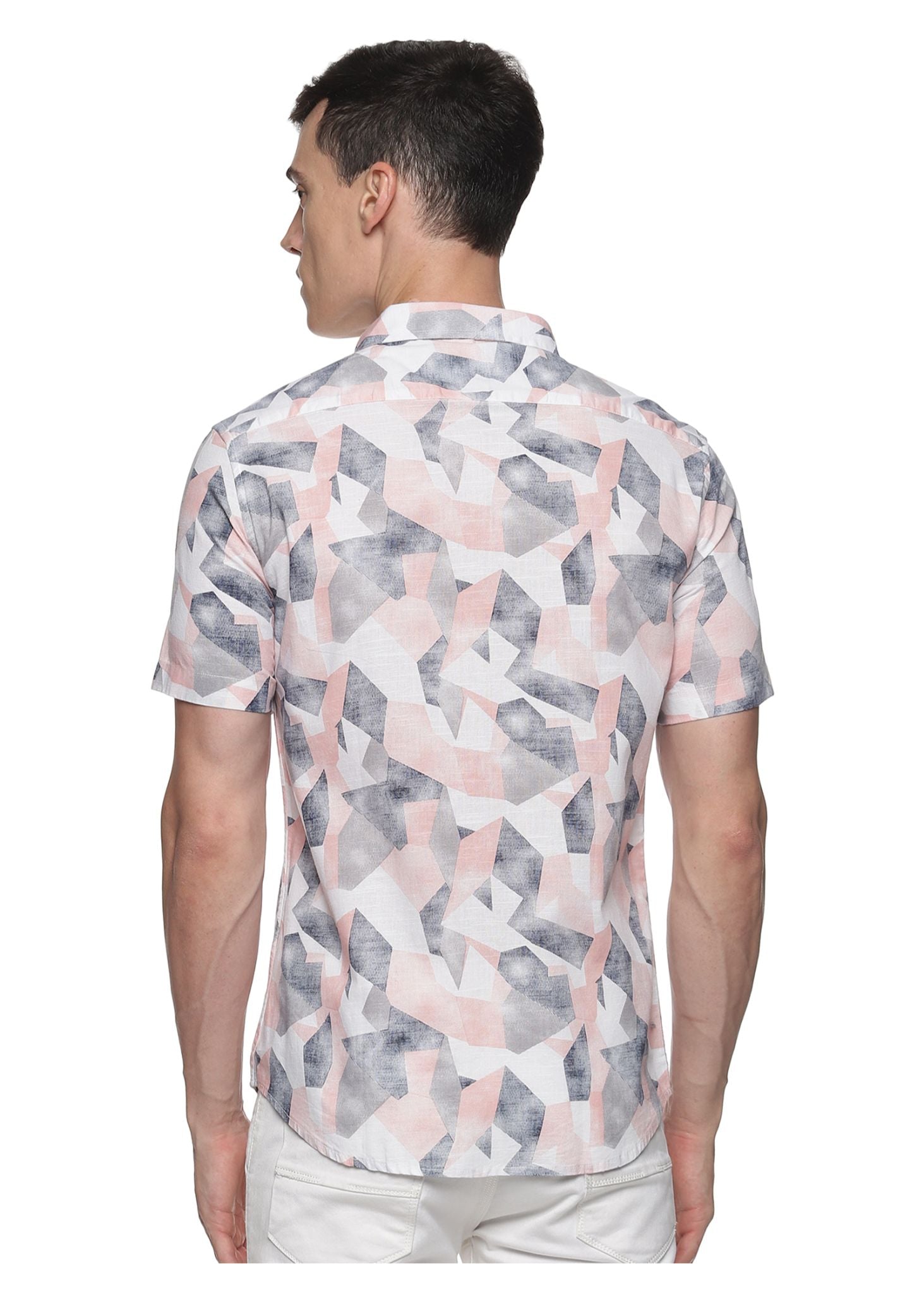 Pink Maze Printed Shirt - Tusok