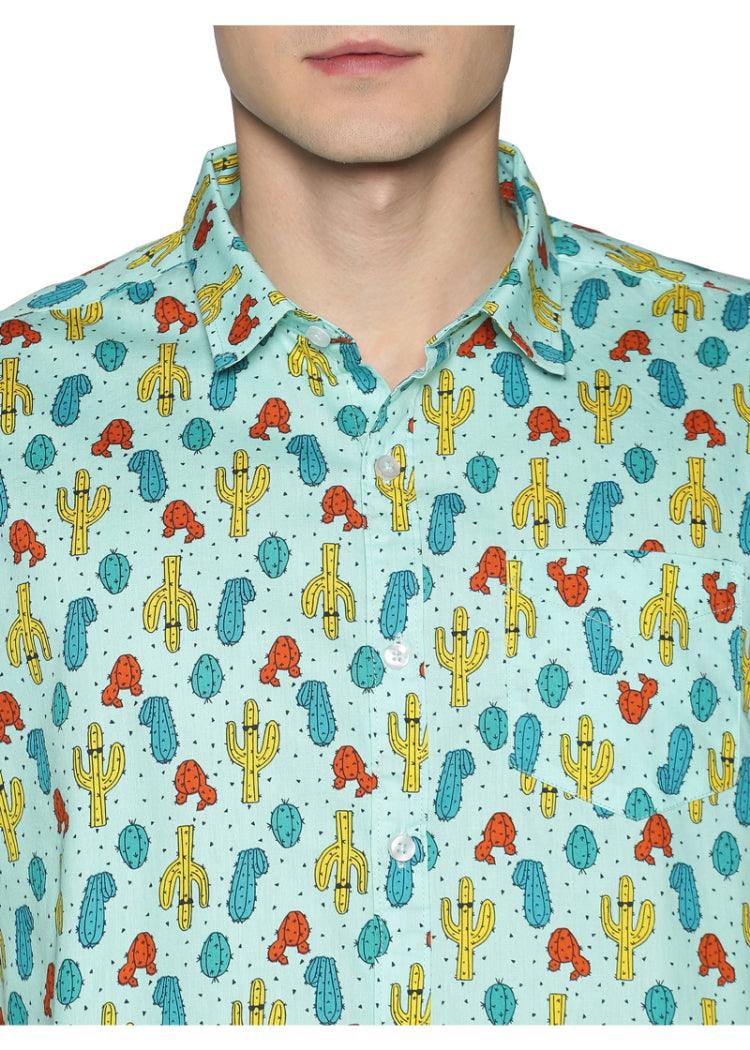 Prickly Pear Printed Shirt - Tusok