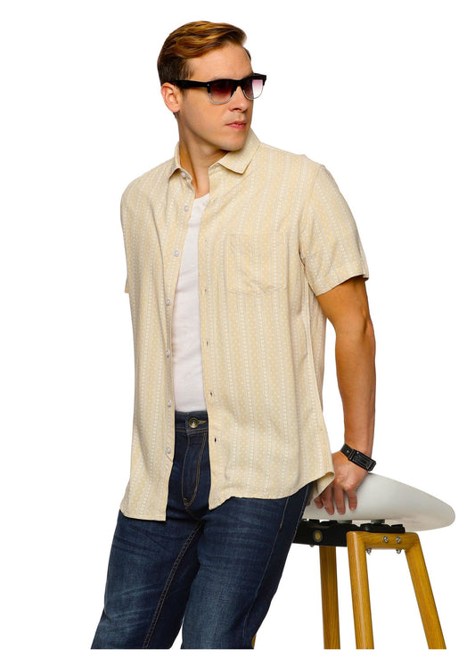 Cream Pie Printed Shirt - Tusok