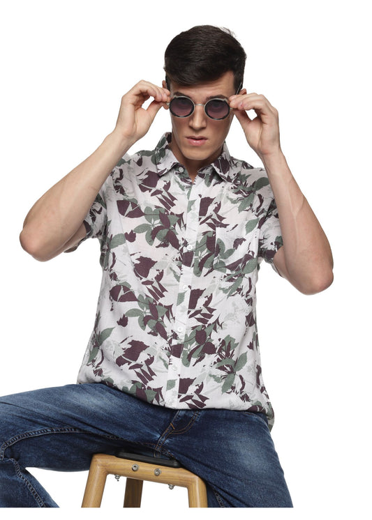 Green Shrub Printed Shirt - Tusok