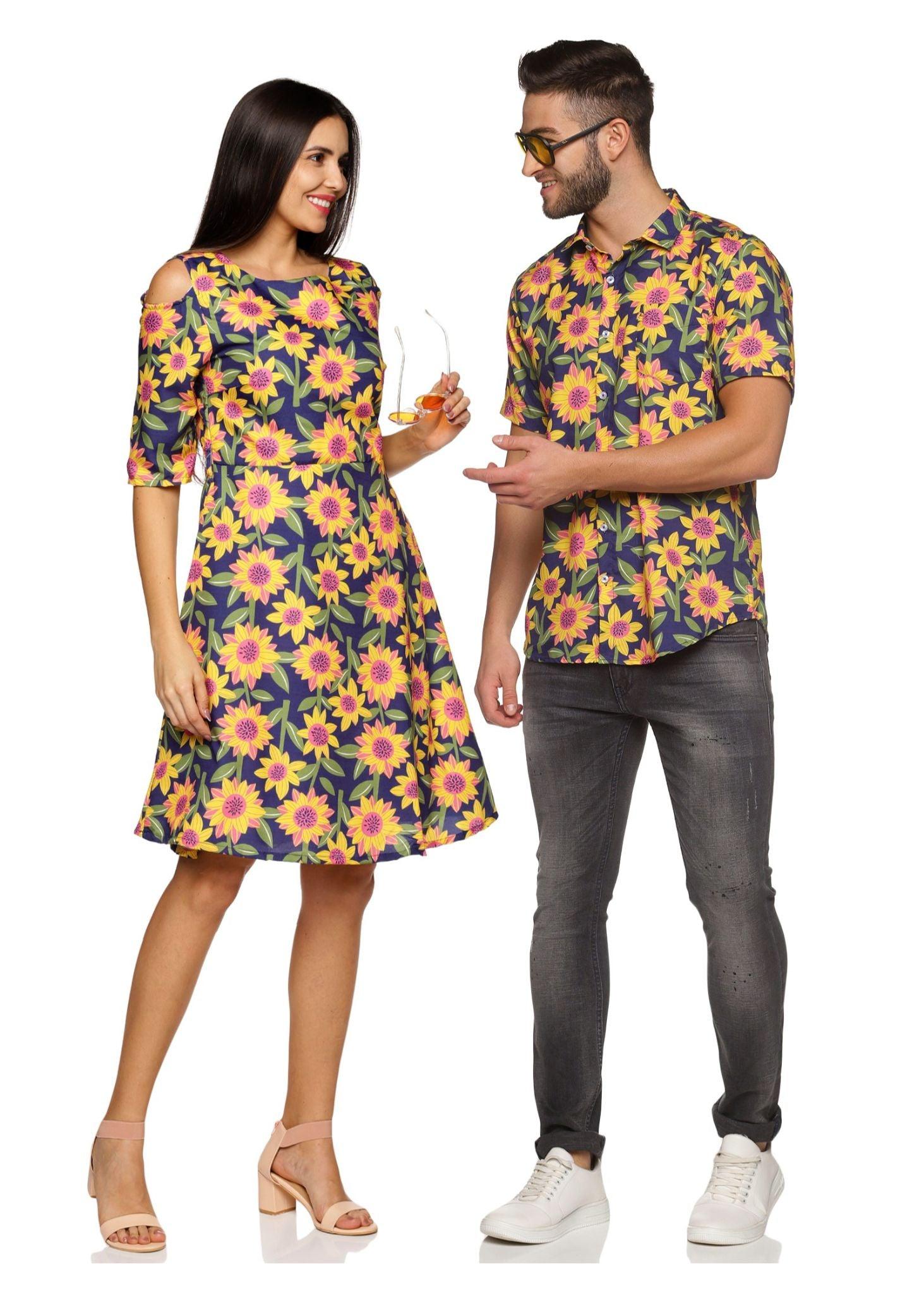 Sunflower Couple Matching Dress - Tusok