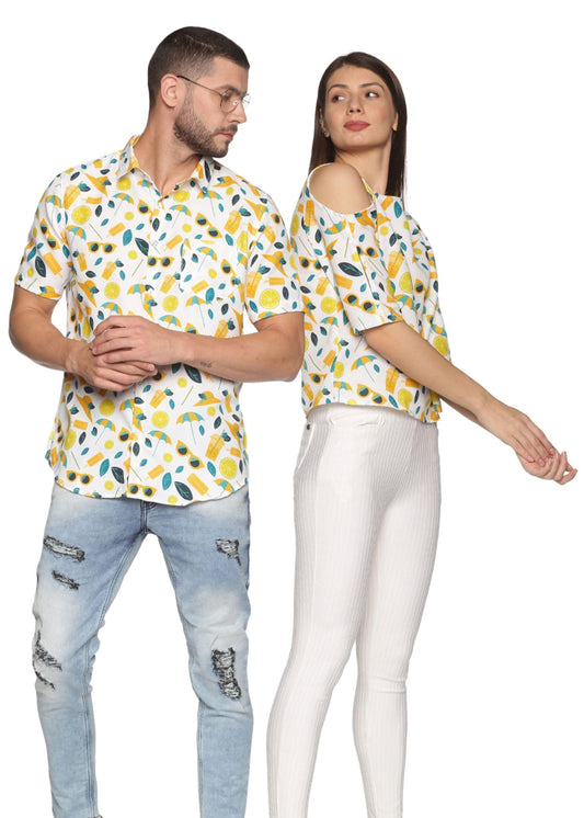 Sunshine Couple Matching Tops - Tusok