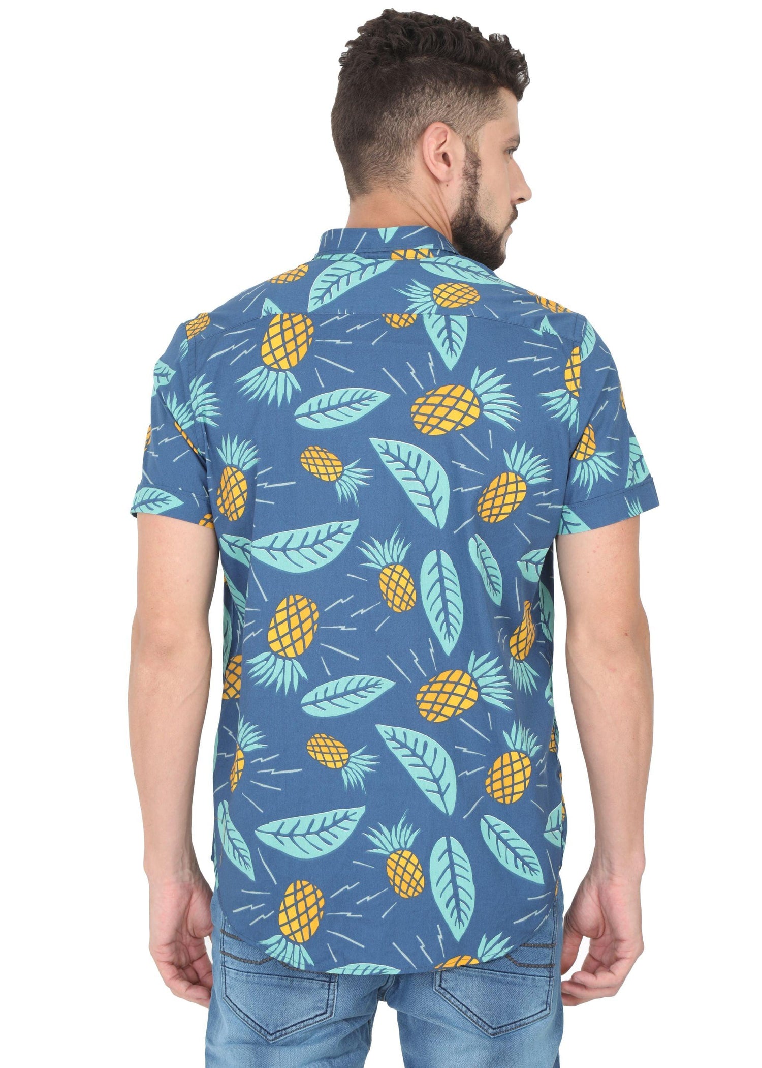 Tusok-blue-pineappleFeatured Shirt, Vacation-Printed Shirtimage-Blue Pineapple (4)