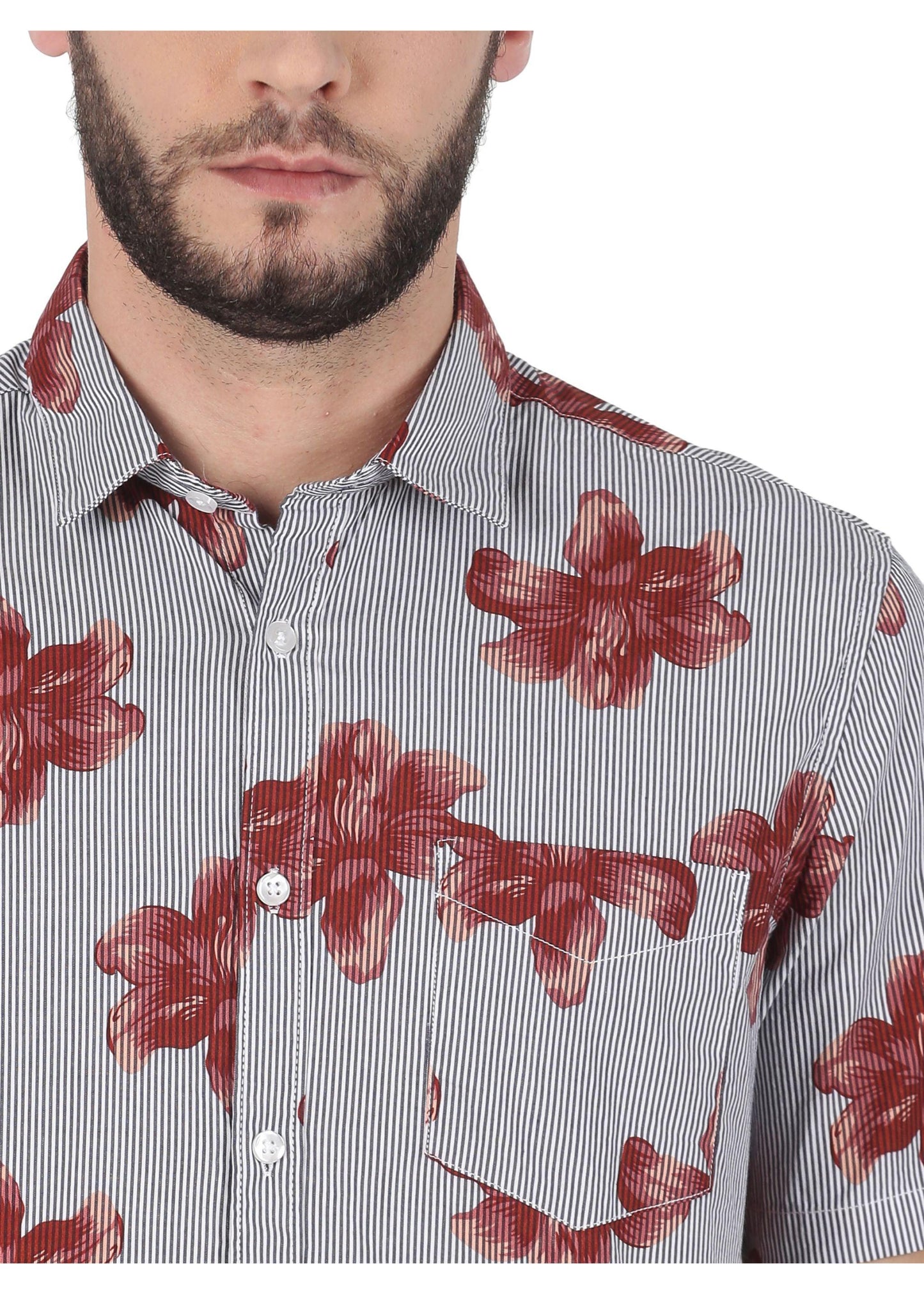 Tusok-brown-bloomFeatured Shirt, Vacation-Printed Shirtimage-Brown Bloom (5)