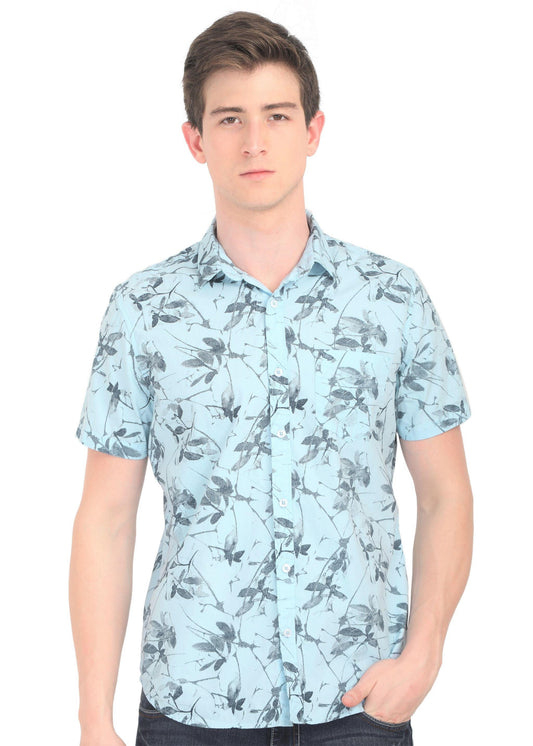 Tusok-fern-blueVacation-Printed Shirtimage-Prakash Blue (1)