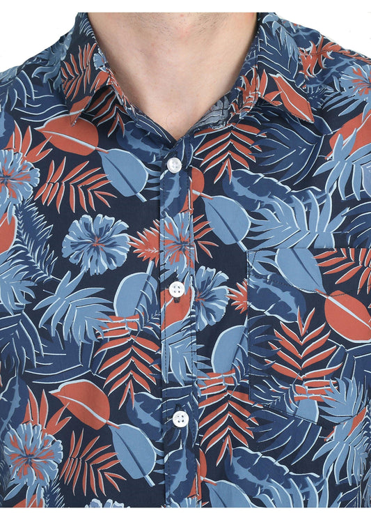 Tusok-grey-tropicalVacation-Printed Shirtimage-Black Grey (2)