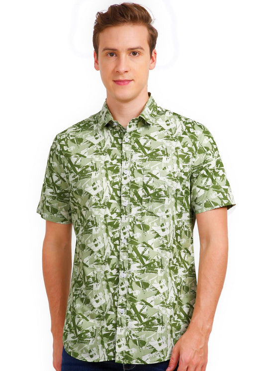 Tusok-mojitoVacation-Printed Shirtimage-Green Zigzag (1)
