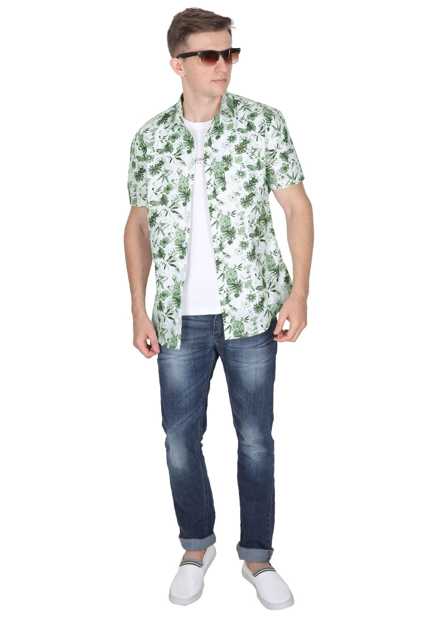 Tusok-orchardFeatured Shirt, Vacation-Printed Shirtimage-Green Linen (6)
