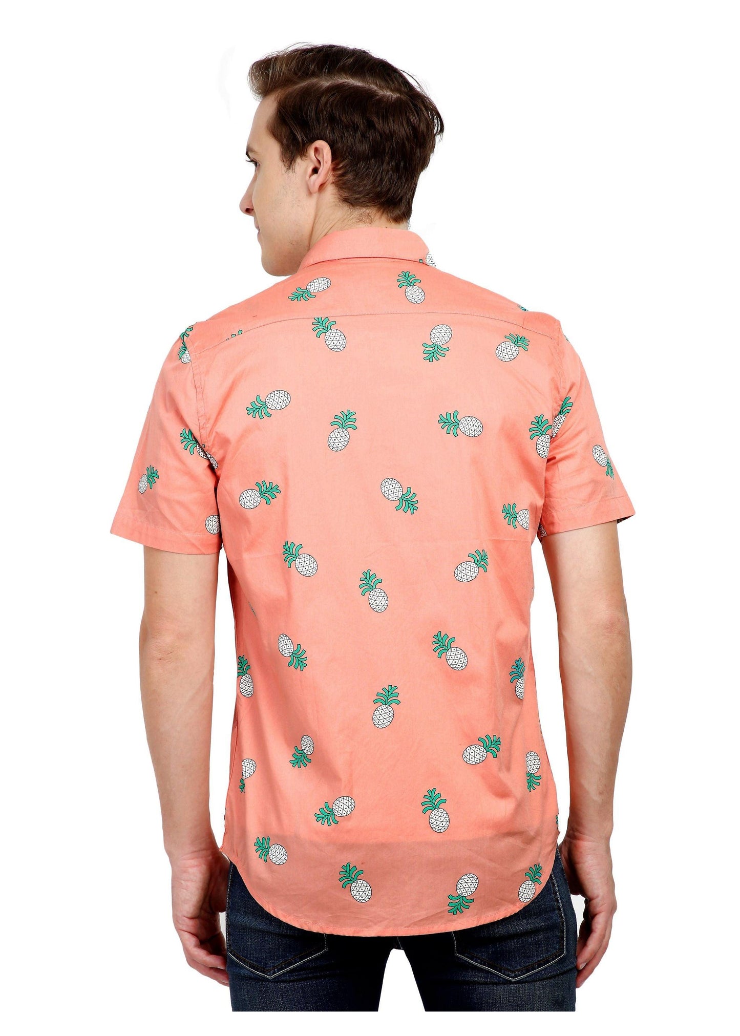 Tusok-pink-pineappleFeatured Shirt, Vacation-Printed Shirtimage-Peach Pineapple (3)